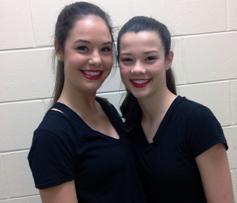 Not only are they identical, they're both dancers!  Kelsea (Left) and Maddie (Right)