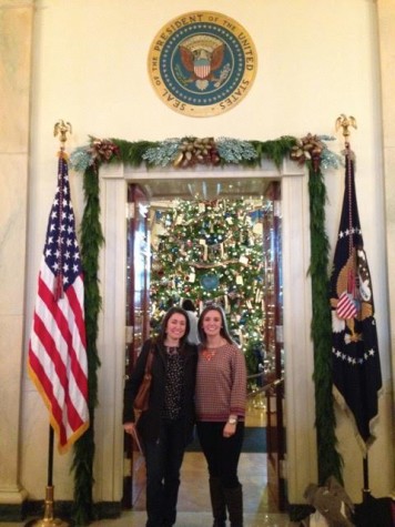 With my sister - and fellow AHN alum! - Alyssa Lester (Class of 2007) at the 2013 White House Christmas Tour. 