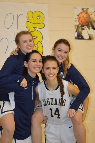 Basketball has allowed Christina Thompson, Megan Bajo, Alyssa Muir, and Devin Folkman to form an inseparable bond from endless hours of practices and games