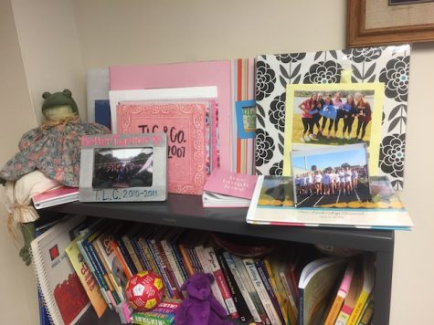 Debbie Lubrano loves her students from all years. She keeps the memories all around her office. 