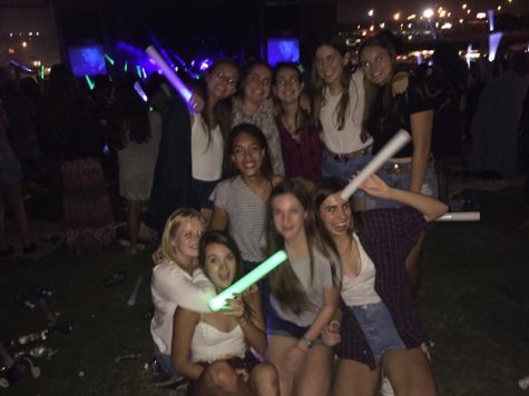 Many Academy girls found each other at the festival last year and got to enjoy the lights and music together.