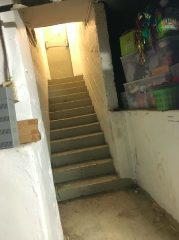 These steps lead to the first-floor right stairwell. Credit: Audrey Diaz/ Achona Online