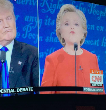 Snapchat filters were the real winners in the debate. People used the filters as another form of entertainment to get through the ninety minute debate.