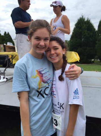 Sophomore Greta Dieck, a member of the Cross Out Cancer team, comments, " This experience has made me more responsible and appreciate just how much Lizzie and Lindsey put into this event. The fundraiser was awesome! The atmosphere was incredible and the night was a success."