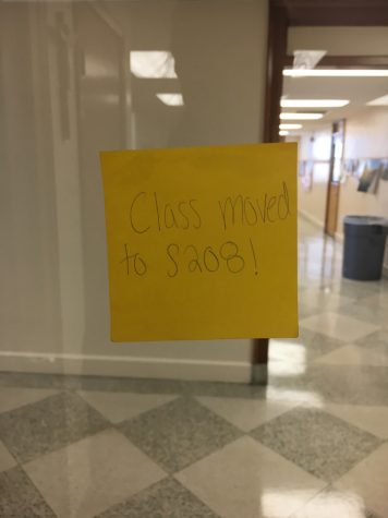Maddy Ruppel expresses, "I strongly dislike moving classes, especially when it is moved to a classroom across the campus."