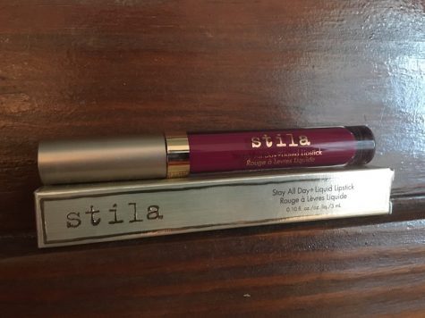 Keri Kelly says, "This is a Stila liquid lipstick in the shade 'bacca'. It's a nice winter burgundy, it smells like frosting, it doesn't budge off your lips all day long, and it's a cheaper alternative to a Kylie Jenner lip kit." (Kylie Jenner lip kits are $29.00 + shipping)