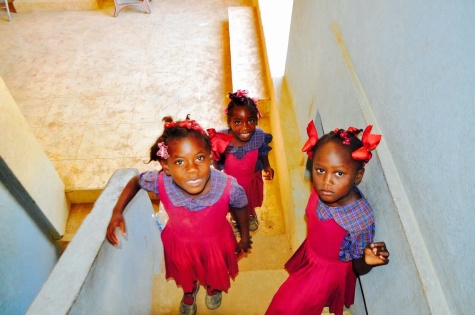 Some of the children in St. Suzanne, Haiti