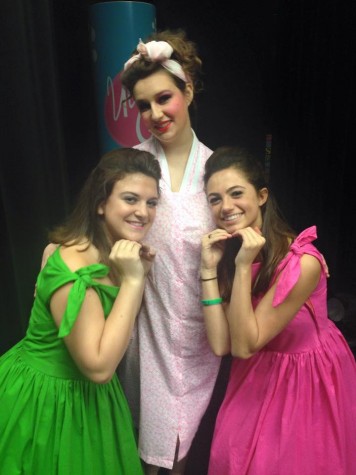 Edna Turnblad posing with her dancers!