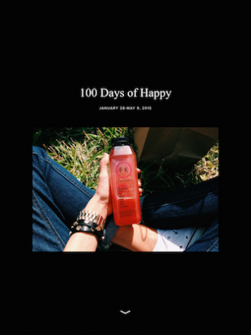 Audrey Anello shared the progress of her 100 Happy Days challenge. Rather than using sites such as Tumblr or Instagram, Anello used the photo site vsco.