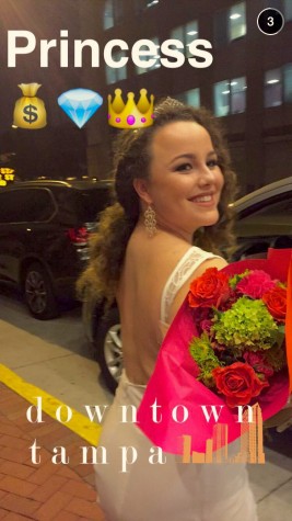 Madison Herchiser as prom princess!