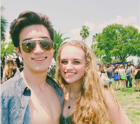 "Victor and I were having a great time until a guy almost pulled me over the sea wall with him" -Karlee Nipper