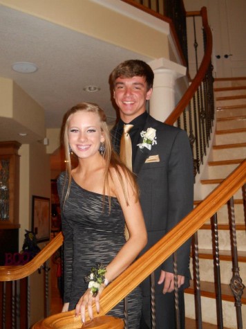 Senior Jayne McLaughlin at freshman year homecoming