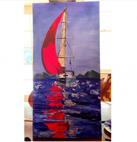 Credit : Hadley Chilluara Red Sail By: Hadley Chillura