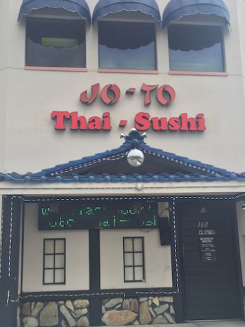 JoTo Thai-Sushi is located on 310 S Dale Mabry Hwy, Tampa, FL 33609. JoTo Thai-Sushi Hours: Monday:11:30-2:30pm, 5:00-10:00 pm Tuesday: 11:30-2:30pm, 5:00-10:00 pm Wednesday: 11:30-2:30pm, 5:00-10:00 pm Thursday: 11:30-2:30pm, 5:00-10:00 pm Friday: 11:30-2:30pm, 5:00-10:30 pm Saturday: 5:00-10:30 pm Sunday: 5:00-10:00 pm Credit: Jacqueline Brooker