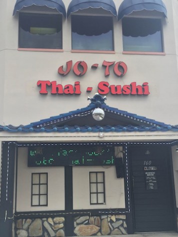  JoTo Thai-Sushi is located on 310 S Dale Mabry Hwy, Tampa, FL 33609. JoTo Thai-Sushi Hours: Monday:11:30-2:30pm, 5:00-10:00 pm Tuesday: 11:30-2:30pm, 5:00-10:00 pm Wednesday: 11:30-2:30pm, 5:00-10:00 pm Thursday: 11:30-2:30pm, 5:00-10:00 pm Friday: 11:30-2:30pm, 5:00-10:30 pm Saturday: 5:00-10:30 pm Sunday: 5:00-10:00 pm Credit: Jacqueline Brooker