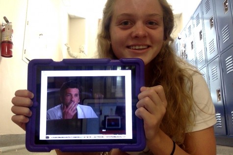 "I'm not sure what I would do without McDreamy." claims Sophomore Bella Kirkpatrick. Photo Credit: Audrey Diaz