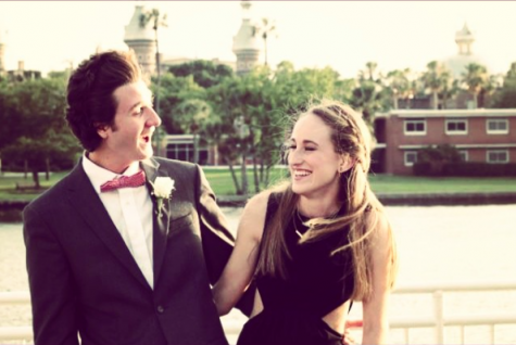 Gabrielle Tremonti (12) posed for a candid picture with her date at Curtis Hixon Park in Downtown Tampa