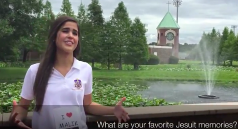 Homecoming Court member Isabella Alfonso explains that one of her favorite Jesuit memories is "coming together as a team and beating TC, together, for 15 years, as one."