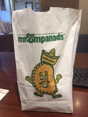 Lori Kearney’s infectious love for Mr. Empanada’s is contagious for students and as a result many were inclined to visit. Credit: Pia Roca