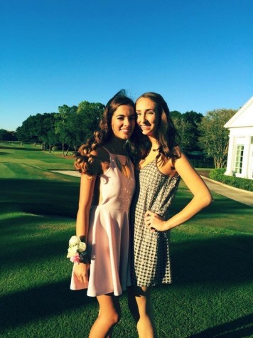 Olivia Porcaro (11) pictured with her good friend, Riley Rubio (11) at Palma Ceia Country Club on the day of Homecoming!