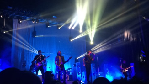 The Maine opened their set at Jannus Live in St. Petersburg, Florida with their first single off of American Candy, "English Girls."