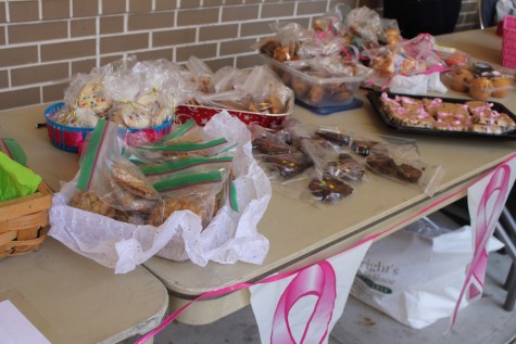 Spike and Splash bake sale raised money for cancer research.