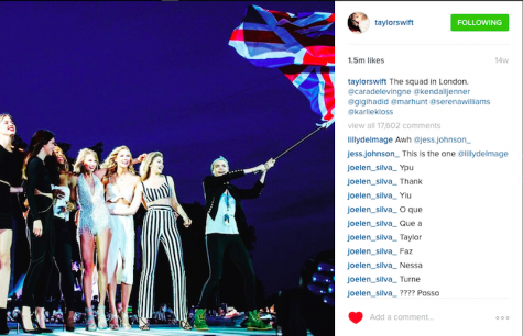 Swift featured 17 stars in her Bad Blood music video. Credit: Taylor Swift