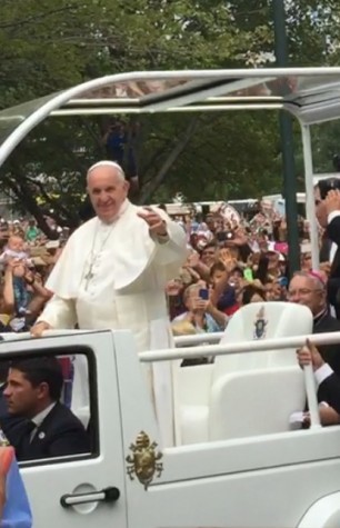 "I didn't really know what to expect because being in front of the Pope"