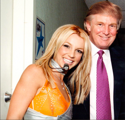 Meeting Britney Spears in the 2000s did not make Donald Trump realize his hair is Toxic. Photo Credit: @realdonaldtrump on Instagram