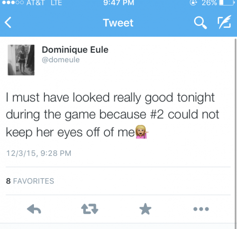 Tampa Catholic's #3 tweeted after Thursday nights game. The tweet was later deleted after several Academy girls responded having Ackerman's back.