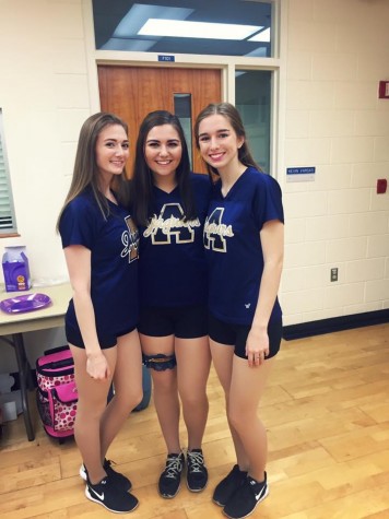 Ally Wehle and Danielle Gutierrez wrote a heartwarming speech for Senior Matesich of their friendship