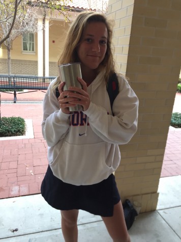 "You can put a slurpee in it and it will stay the perfect consistency all day! No more melted slurpees/iceys" exclaims senior Hadley Chillura. 