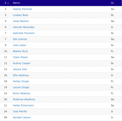 2015-2016 Soccer Team Roster 