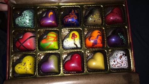 "When the chocolates fell I was absolutely mortified! I felt terrible that some of the beautiful, expensive chocolates shattered!" remarks Nipper.