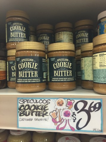 Cookie butter is delicious with celery.