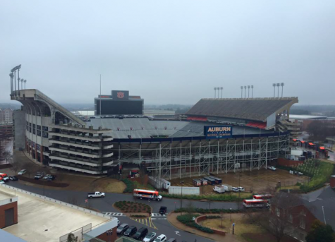 Jordan - Hare Stadium at Auburn University holds around 87,451 people