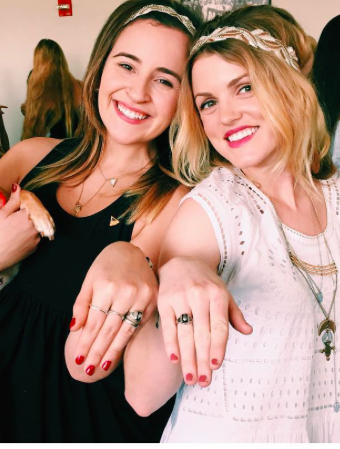 AHN Sisters, Caroline DeQuesada (C/O '12) and Siobhan Lynch (C/O '15) both attend NYU and participate in the same sorority!! #essequamforlife