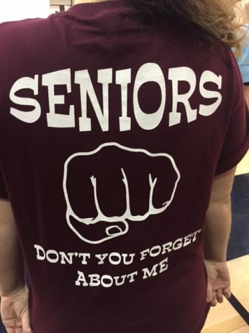 back of senior shirt