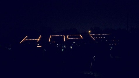 The luminarias send a positive message to attendees to never give up and continue the fight.