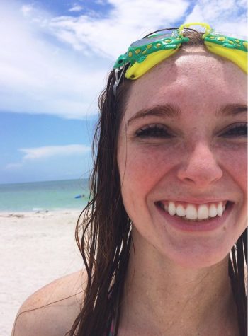 Senior Bryanna LaRussa shares her thoughts on her freckles exclaiming, "One day I hope they all combine with each other so I become tan."