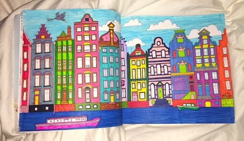Credit: Rachel McKenna/Achona Online Without spending too much time coloring, it could take up to a week or two to fully complete a page like this. 