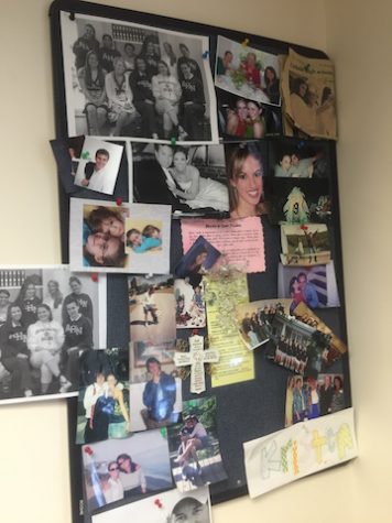 She loves her family and has pictures of them all across her office.