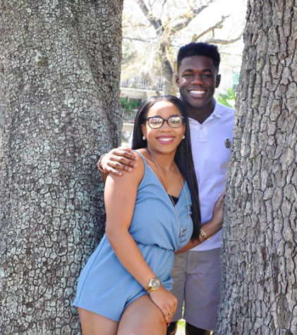 Rylee Johnson (AHN '16) and boyfriend Jalin Dickinson (TC '16).