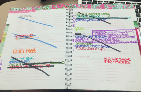 Sophomore Audrey Diaz is taking the seniors advice and working on getting more organized