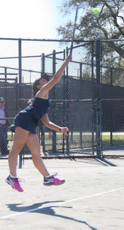 “I like tennis because you get to play with so many different people”, stated junior, Hope Rossi.