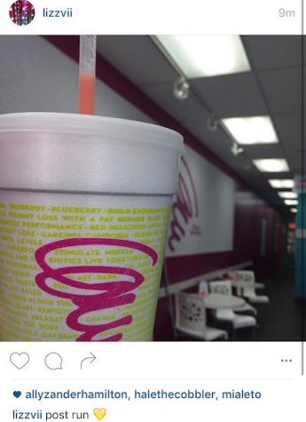 Liz Benjamin's favorite smoothie at Planet Smoothie is a lunar lemonade with strawberries.