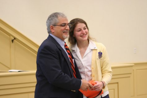 Credit: Rachel McKenna/Achona Online The Princeton Book Award was presented to Naomi Youakim by her dad, an alumni of Princeton.