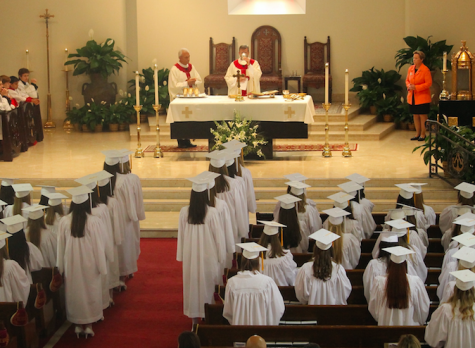 Baccalaureate Mass is the last mass the seniors attend as a class.