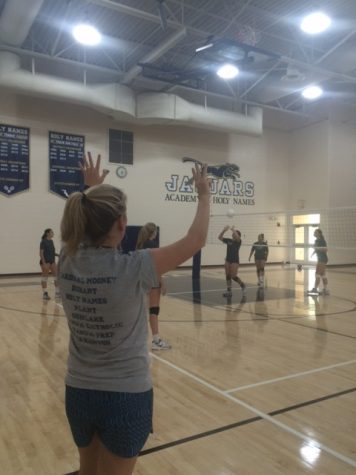 The team is thrilled to be coached by Praetorius especially because she has had past success in getting to states.