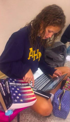 "I think APUSH was really intimidating at first because we basically had to memorize everything in a certain time period for a quiz that only had 5 FRQs, but I think we will get the hang of it." -Kenna Weathers
